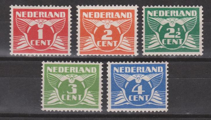 NVPH 144 - 148 ong Vliegende duif 1924 OUD NEDERLAND p/stuk, Postzegels en Munten, Postzegels | Nederland, Postfris, T/m 1940