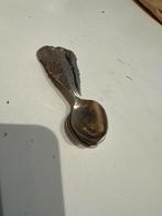 Zes verzilverde lepeltjes - Brocante, Antiek en Kunst, Antiek | Bestek, Ophalen of Verzenden