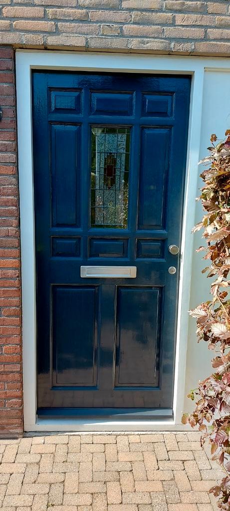 MERBAU BUITENDEUR, Doe-het-zelf en Verbouw, Kozijnen en Schuifpuien, Gebruikt, Deurkozijn, Hout, 150 tot 225 cm, 75 tot 150 cm