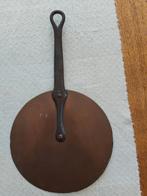 Antiek koperen deksel., Ophalen of Verzenden