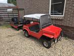 Willy s jeep 200cc benzine  en aanhanger, Ophalen
