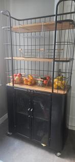 Broodkast Zgoh Mango Hout - Uniek!, Huis en Inrichting, Ophalen, Met deur(en), 50 tot 100 cm, Zo goed als nieuw