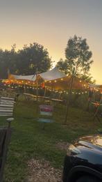 Te Huur Stretchtent 10x6 meter, Ophalen, Overige typen, 6 meter of meer, 8 meter of meer