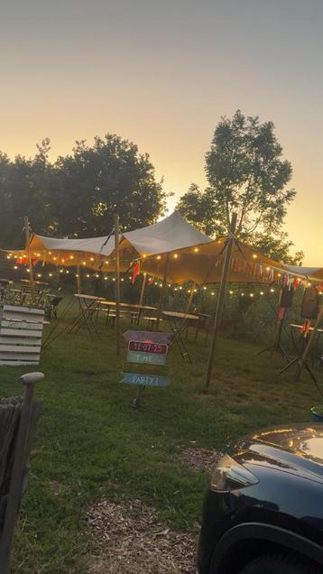 Te Huur Stretchtent 10x6 meter beschikbaar voor biedingen