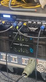 Complete hoorgeladen PA set   met versterkers, Ophalen, Gebruikt, 1000 watt of meer