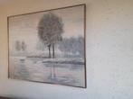 OLIEVERF SCHILDERIJ VAN LEE REYNOLDS 1.25  1.55 cm, Huis en Inrichting, Ophalen, 50 tot 75 cm, Zo goed als nieuw, Schilderij