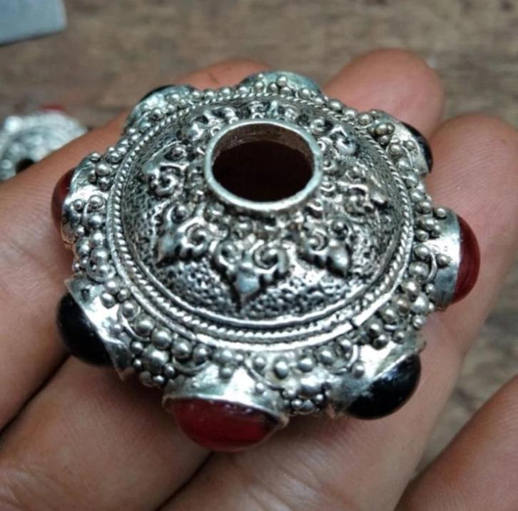 Elegante Angkup/Selut: Ambacht voor uw Bali Keris SBA01, Antiek en Kunst, Kunst | Niet-Westerse kunst, Verzenden