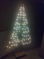 Kerstboom van hout met verlichting, Ophalen, Zo goed als nieuw