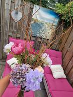 Zijde bloemen, Ophalen