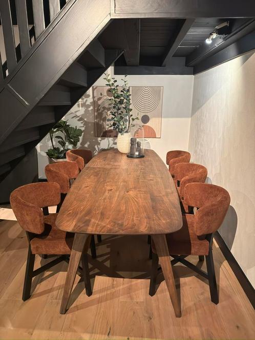 EETTAFEL OPRUIMING! Showroom sale! Rechthoek,ovaal en rond!, Huis en Inrichting, Tafels | Eettafels, Nieuw, 200 cm of meer, Vijf personen of meer