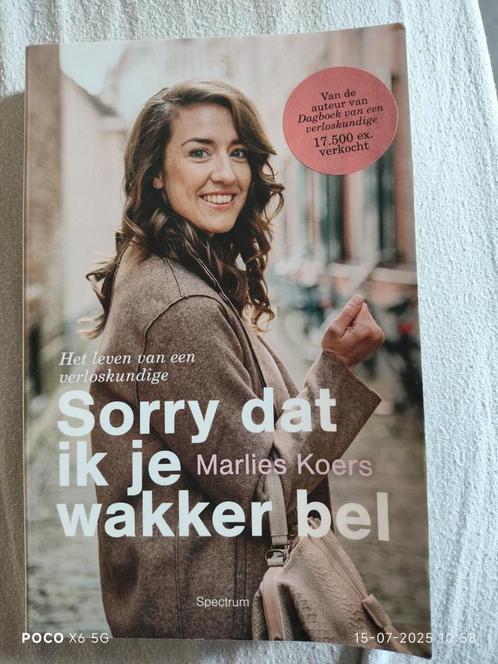 Marlies Koers - Sorry dat ik je wakker bel, Boeken, Overige Boeken, Zo goed als nieuw, Ophalen of Verzenden