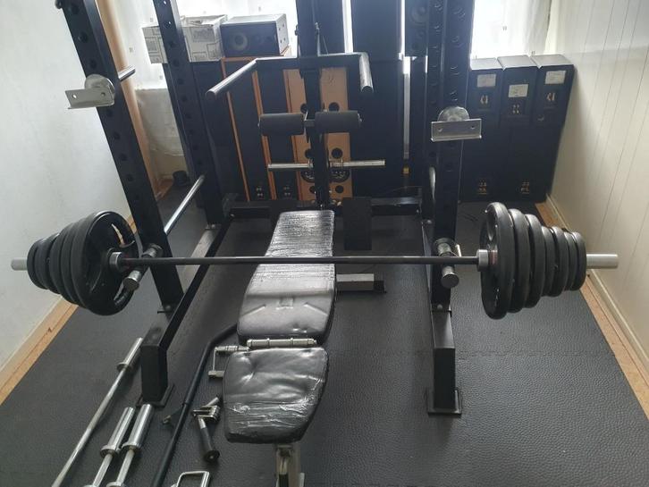 Barbarian ATx Power cage , homegym  met bankje, Sport en Fitness, Fitnessapparatuur, Gebruikt, Krachtstation, Ophalen