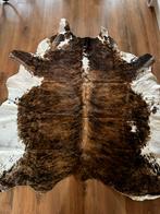 Koeienhuid bruin wit | koeienkleed | echt leer | 190cmx200cm, Huis en Inrichting, Ophalen, Gebruikt, 150 tot 200 cm, 200 cm of meer