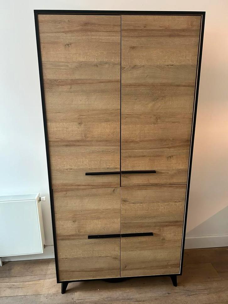 Hoge multifunctionele kast met planken, Huis en Inrichting, Kasten | Overige, Zo goed als nieuw, Ophalen