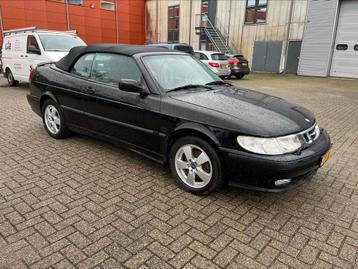Saab 9-3 OG cabrio in onderdelen kleur 170 zwart beschikbaar voor biedingen