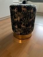 Poef met junglemotief, 35cm hoog, Huis en Inrichting, Banken | Voetenbanken en Poefen, Ophalen of Verzenden, Zo goed als nieuw