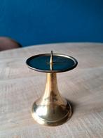 Vintage Messing Kaarsenhouder, Ophalen of Verzenden, Koper of Brons