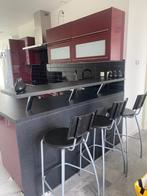 keuken, Huis en Inrichting, Keuken | Complete keukens, Ophalen, Gebruikt, Rood, Composiet