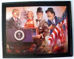 Laurel & Hardy Marilyn Monroe Martin Luther King U.S., Ophalen of Verzenden, Zo goed als nieuw, Poster, Artwork of Schilderij