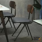 Rietveld industriele vintage retro schoolstoelen stoel  367, Huis en Inrichting, Stoelen, Nieuw, Ophalen of Verzenden, Bruin
