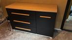 Nette commode zwart/ hout van Babydump, Kinderen en Baby's, Kinderkamer | Commodes en Kasten, Ophalen, 50 tot 70 cm, 100 cm of meer