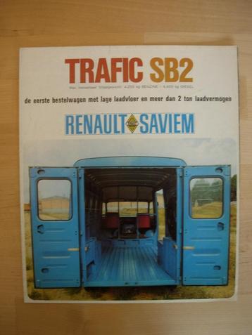 Renault Saviem SB2 Bestelwagen Brochure ca 1978 beschikbaar voor biedingen