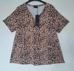 Nieuwe Bruine MultiColour YESTA Shirt Mt 0/46/48, Bruin, Nieuw, Yesta, Shirt of Top
