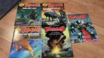 Trigië strips 4 delen+ 1 deel Storm beschikbaar voor biedingen