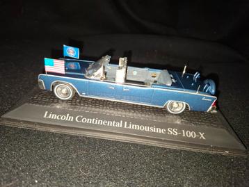 Lincoln Continental van pres. Kennedy beschikbaar voor biedingen
