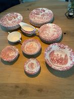 Engels servies rood o.a. Hunter by Myott, Ophalen