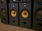DEAL 6X PREMIUM SPEAKERS: B&W DM604 / DM602 / CC6 / HECO SUB, Ophalen, Gebruikt, 120 watt of meer, Complete surroundset