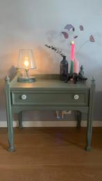 Brocante vintage hal / nacht kastje met lade, Ophalen, Gebruikt