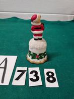 Kerstbel met beer porselein[a738], Diversen, Kerst, Ophalen of Verzenden