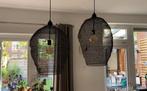 TE KOOP | Light & Living - Hanglamp ZWART TWEE STUKS, Huis en Inrichting, Ophalen, Gebruikt, Metaal, Modern