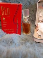 parfumminiatuur met doosje red giorgio beverly hills, Verzamelen, Parfumverzamelingen, Ophalen, Zo goed als nieuw, Miniatuur, Gevuld