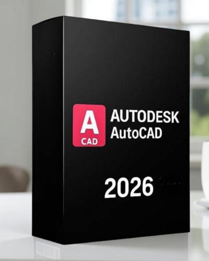 Autodesk Autocad 2026, Computers en Software, Ontwerp- en Bewerkingssoftware, Nieuw, MacOS, Windows, Ophalen