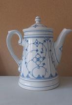 Blauwe thee/koffie pot 1892-1918, Antiek en Kunst, Ophalen of Verzenden