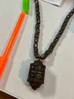 Oude Gebedsmolen Ketting Nepal, Gebruikt, Overige kleuren, Ophalen of Verzenden, Overige materialen