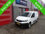 Peugeot Partner 1.5 BlueHDI Pro 3 zits airco 90159 km !, Voorwielaandrijving, Stof, Gebruikt, 4 cilinders