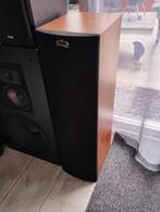 2 Kef speakers 120 Watt rms@8ohm 75cm hoog kleur dark apple, Gebruikt, 120 watt of meer, Front, Rear of Stereo speakers, Ophalen