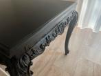 Barok tafel 200x80 cm zwart, Huis en Inrichting, Tafels | Eettafels, Ophalen, Gebruikt, 150 tot 200 cm, 200 cm of meer