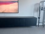 Zwart TV Meubel - Goossens Barcelona Model, Ophalen, Minder dan 50 cm, Eikenhout, Zo goed als nieuw