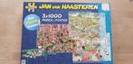 Jan van Haasteren puzzels 3x 1000 stukjes + 3 posters, Hobby en Vrije tijd, Denksport en Puzzels, Ophalen of Verzenden, 500 t/m 1500 stukjes