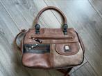Mooie lederen dames tas – 33 cm – als nieuw!, Ophalen of Verzenden, Zo goed als nieuw, Bruin, Handtas