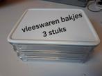 vleeswaren bakjes, Ophalen