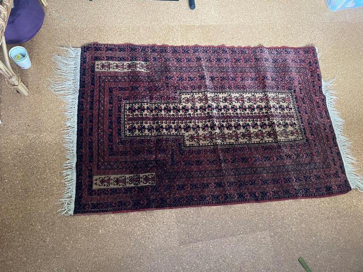 Perzisch tapijt, Huis en Inrichting, Stoffering | Tapijten en Kleden, Gebruikt, 50 tot 100 cm, 100 tot 150 cm, Rechthoekig, Zwart