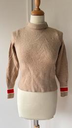 Vintage tommy hilfiger wol cashmere trui beige rood wit 34?, Geen, Ophalen of Verzenden, Maat 34 (XS) of kleiner, Gedragen