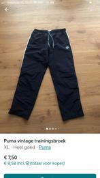 Puma vintage trainingsbroek XL, Kleding | Heren, Puma, Zwart, Maat 56/58 (XL), Ophalen of Verzenden