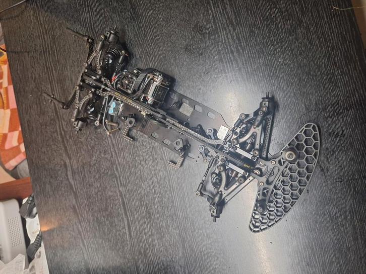 XRaY X4 2025 1.5mm Alu chassis, Hobby en Vrije tijd, Modelauto's | 1:5 tot 1:12, Zo goed als nieuw, Auto, Ophalen of Verzenden