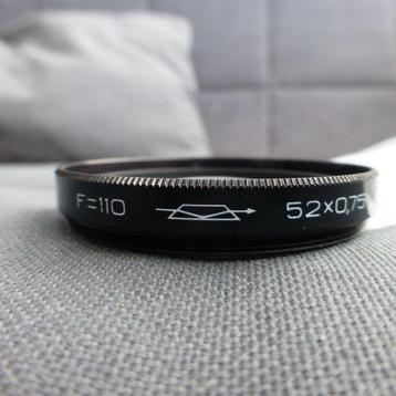 Camera filter vergroting 52x75 110 beschikbaar voor biedingen